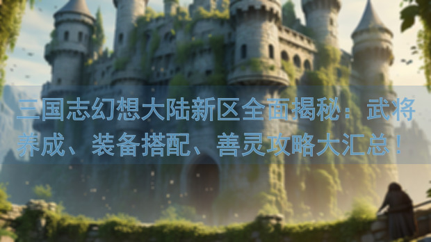 三国志幻想大陆新区全面揭秘：武将养成、装备搭配、善灵攻略大汇总！